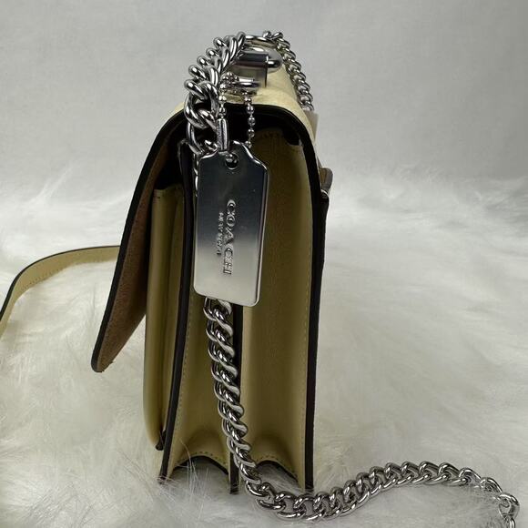 Coach Klare Crossbody Bag In Signature Canvas/Silver/Hay CAL29 NWT - Picture 2 of 10